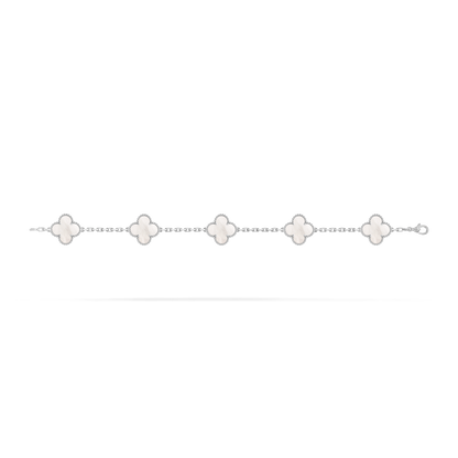 Van Cleef Vintage Alhambra 5 motifs Nacre — image 3