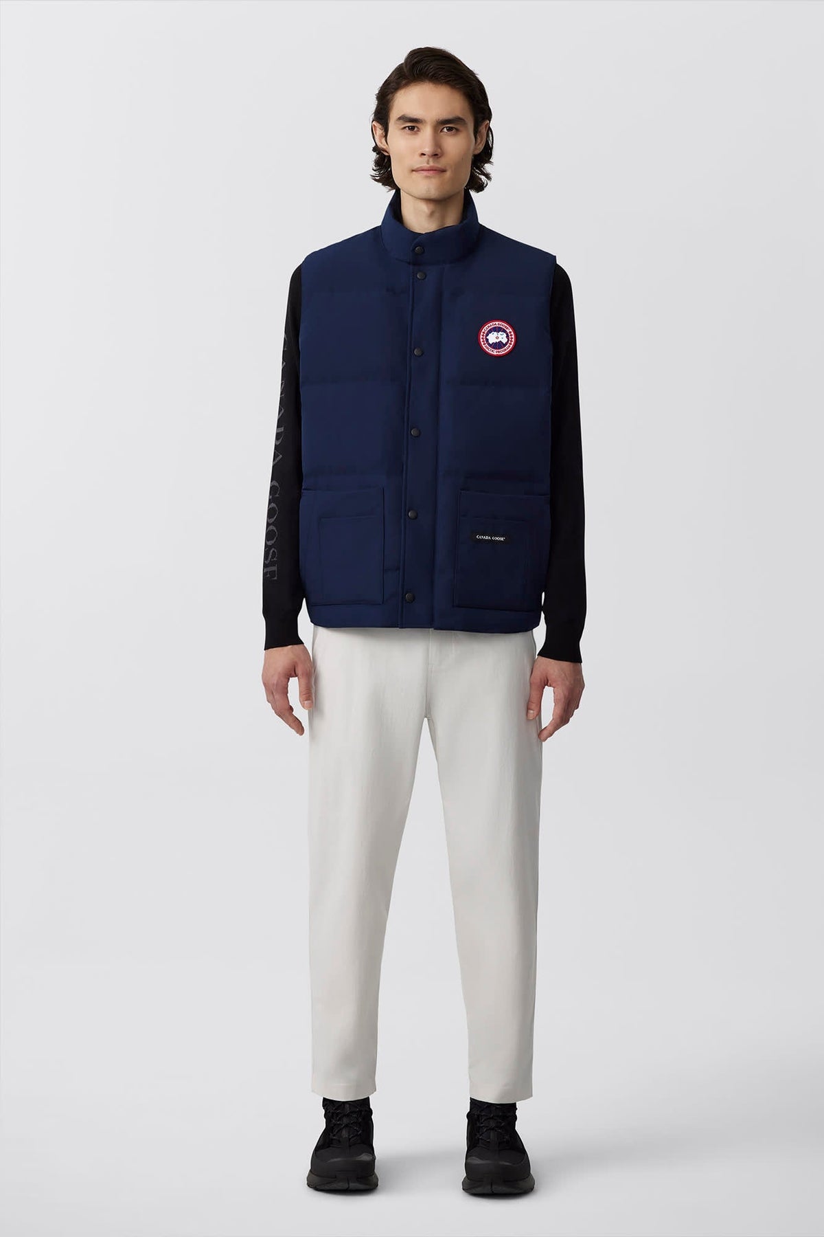 Gilet Freestyle Crew Canada Goose Bleu Marine – Canada Goose | Luxery Shop