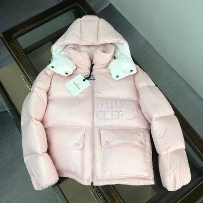 MONCLER Abbaye Doudoune matelassée Rose Claire – photo 1
