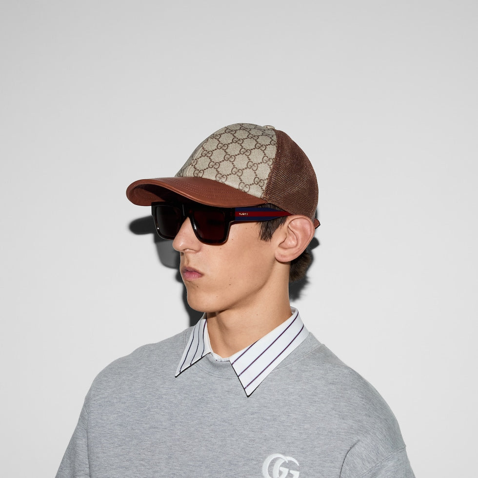 CASQUETTE EN TOILE GG MONOGRAM Marron — image 3