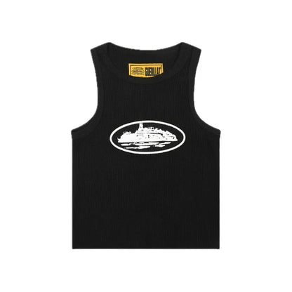 Corteiz Alcatraz Tank Top Black/White — image 1