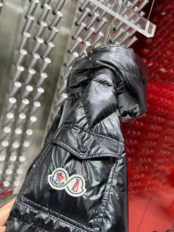 Moncler Maya 70e anniversaire édition spéciale courte doudoune noir – photo 3