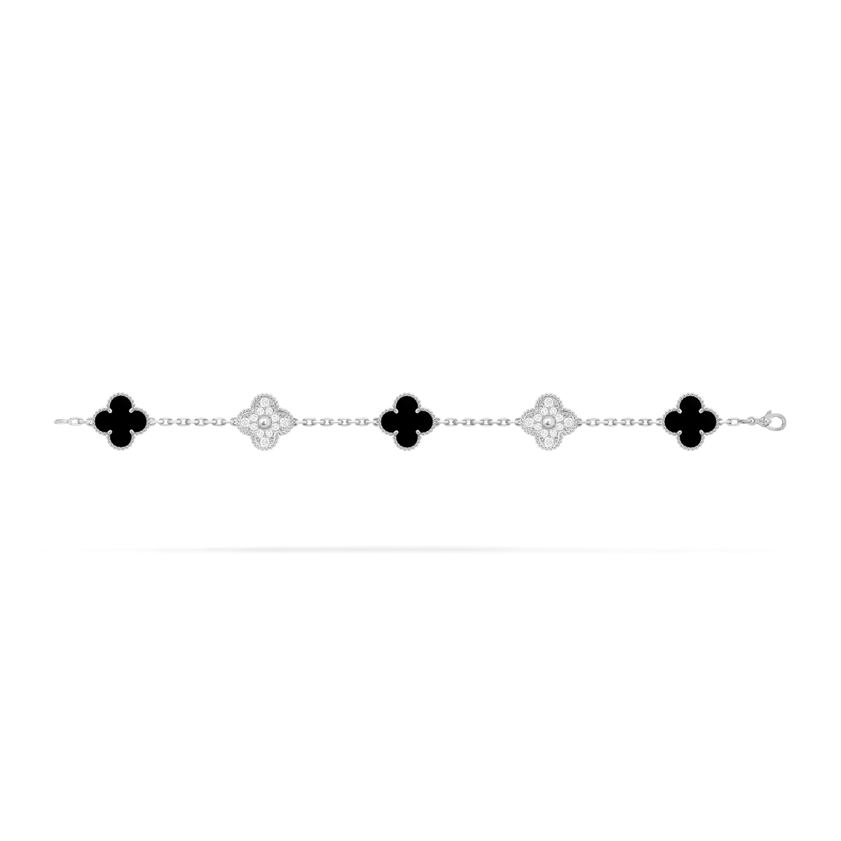 Van Cleef Vintage Alhambra 5 motifs Onyx — image 4