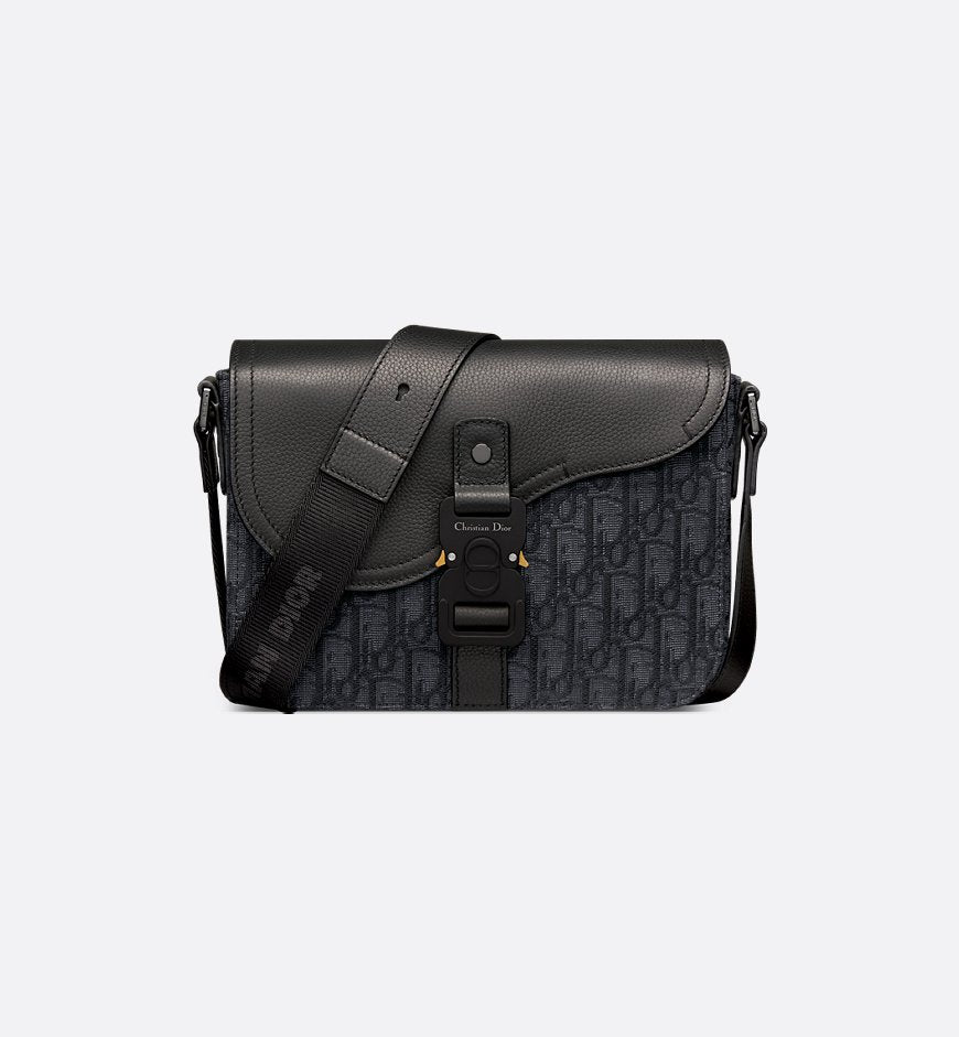 Sac Messenger à rabat Saddle Small Noir Dior — image 1