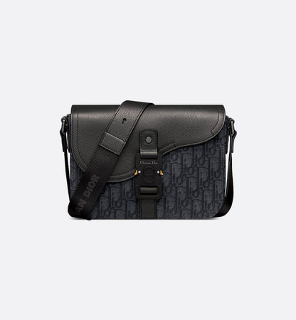 Sac Messenger à rabat Saddle Small Noir Dior — image 1