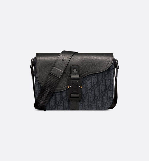 Sac Messenger à rabat Saddle Small Noir Dior — image 1
