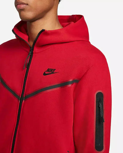 Nike Tech Fleece Tracksuit University Red — image 3