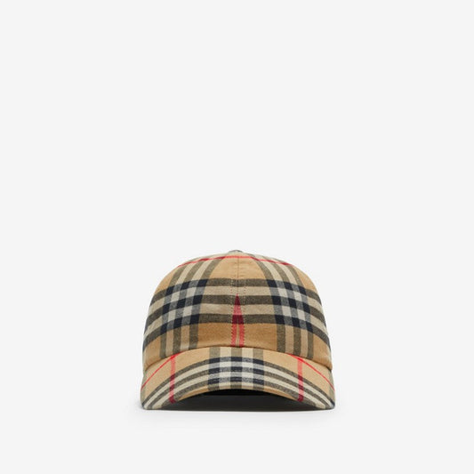 Casquette de baseball en coton mélangé Check — image 1
