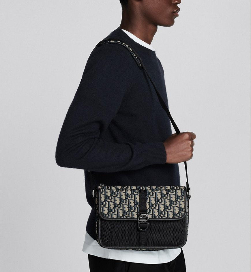 Sac bandoulière Dior 8 Noir et Beige — image 2
