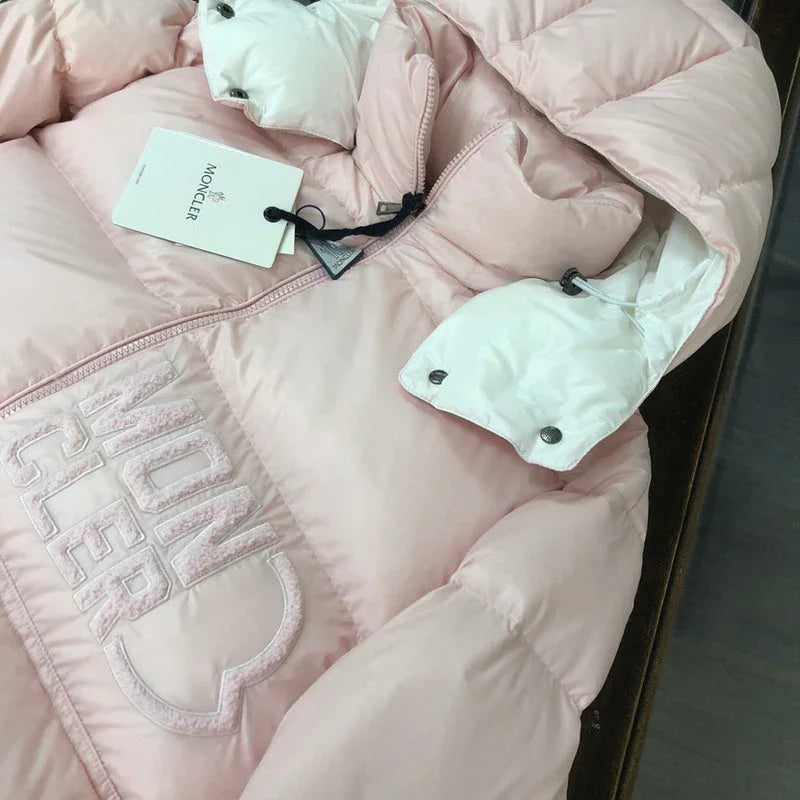 MONCLER Abbaye Doudoune matelassée Rose Claire – photo 2