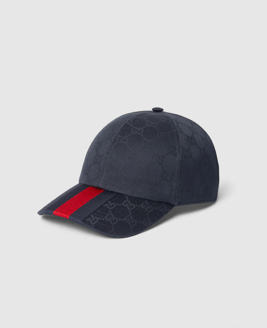 Casquette en coton GG avec bande Web — image 1