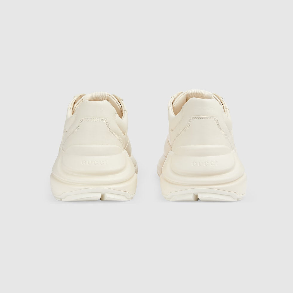 Baskets En Cuir Rhyton Avec Logo Gucci Pour Homme - Luxery Shop