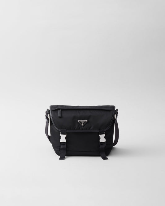Sac porté épaule en Re-Nylon et cuir Saffiano Prada — image 1