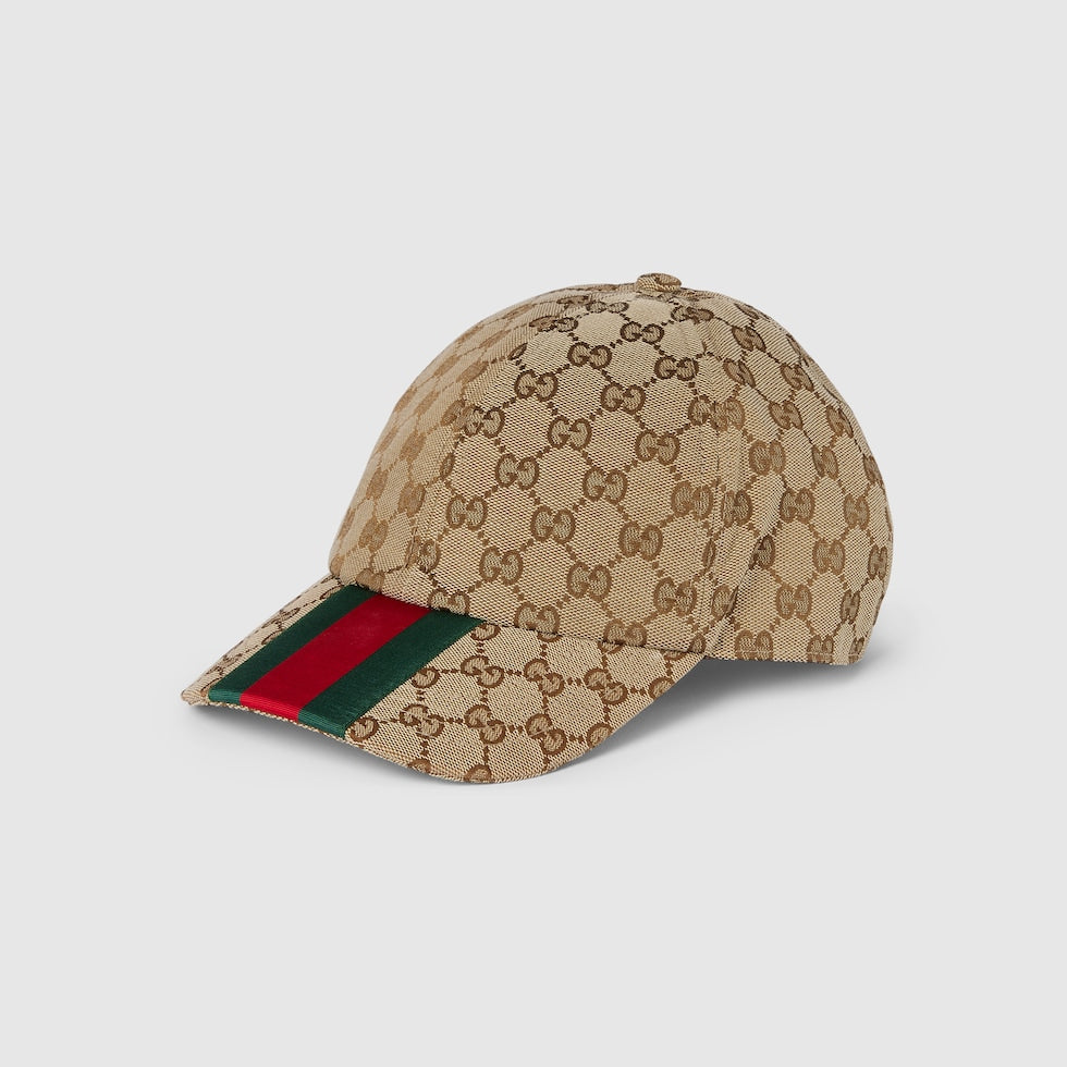 CASQUETTE DE BASE-BALL EN TOILE GG D'ORIGINE Beige — image 1