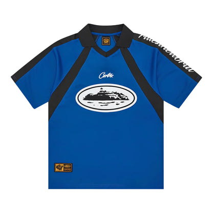 Corteiz Alcatraz Football Jersey Blue — image 1