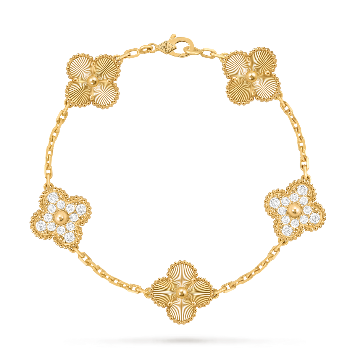 Van Cleef Vintage Alhambra 5 motifs Or jaune — image 1