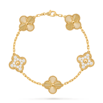 Van Cleef Vintage Alhambra 5 motifs Or jaune — image 1
