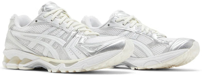 Chaussures JJJJound x ASICS Gel Kayano 14 Silver White – Luxery Shop