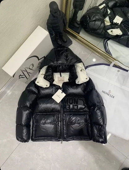 MONCLER Abbaye Doudoune matelassée Noir – photo 1