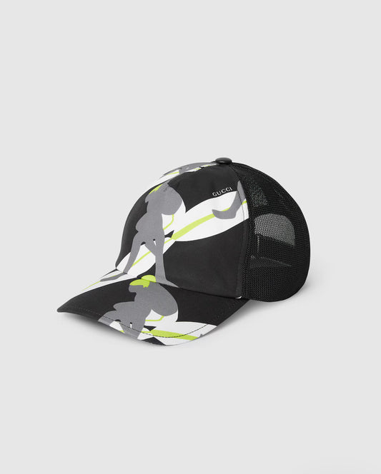 Casquette en toile de coton imprimée — image 1