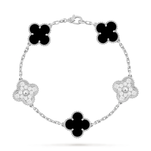 Van Cleef Vintage Alhambra 5 motifs Onyx — image 1