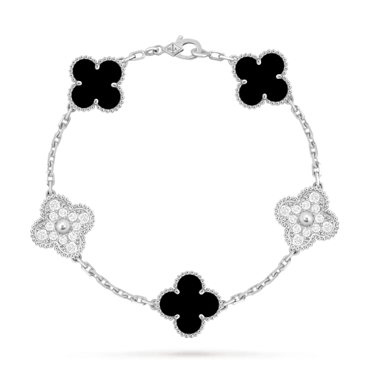 Van Cleef Vintage Alhambra 5 motifs Onyx — image 1