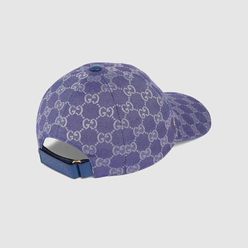 CASQUETTE EN TOILE GG Bleu gris — image 5