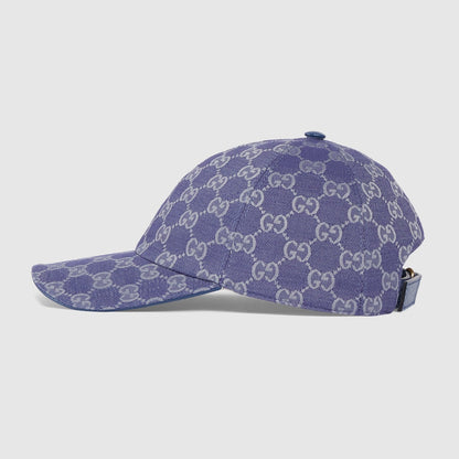 CASQUETTE EN TOILE GG Bleu gris — image 2