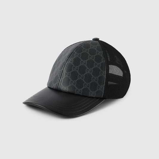 CASQUETTE EN TOILE GG MONOGRAM Noir — image 1