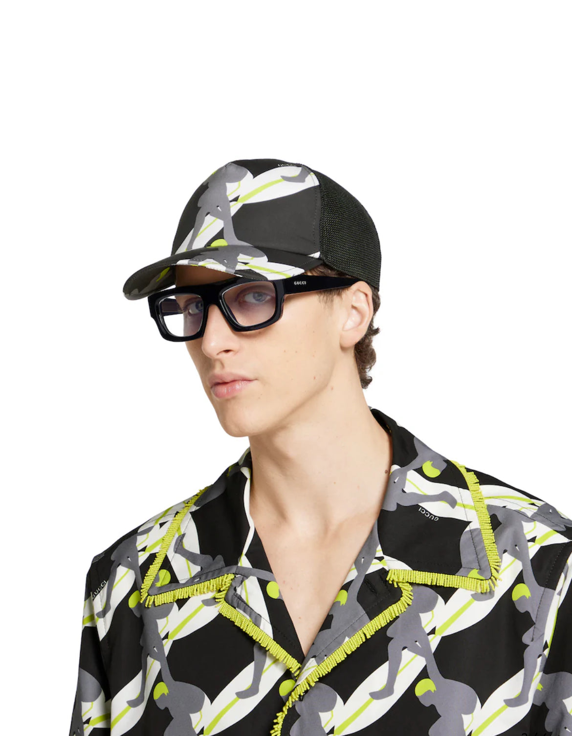Casquette en toile de coton imprimée — image 3
