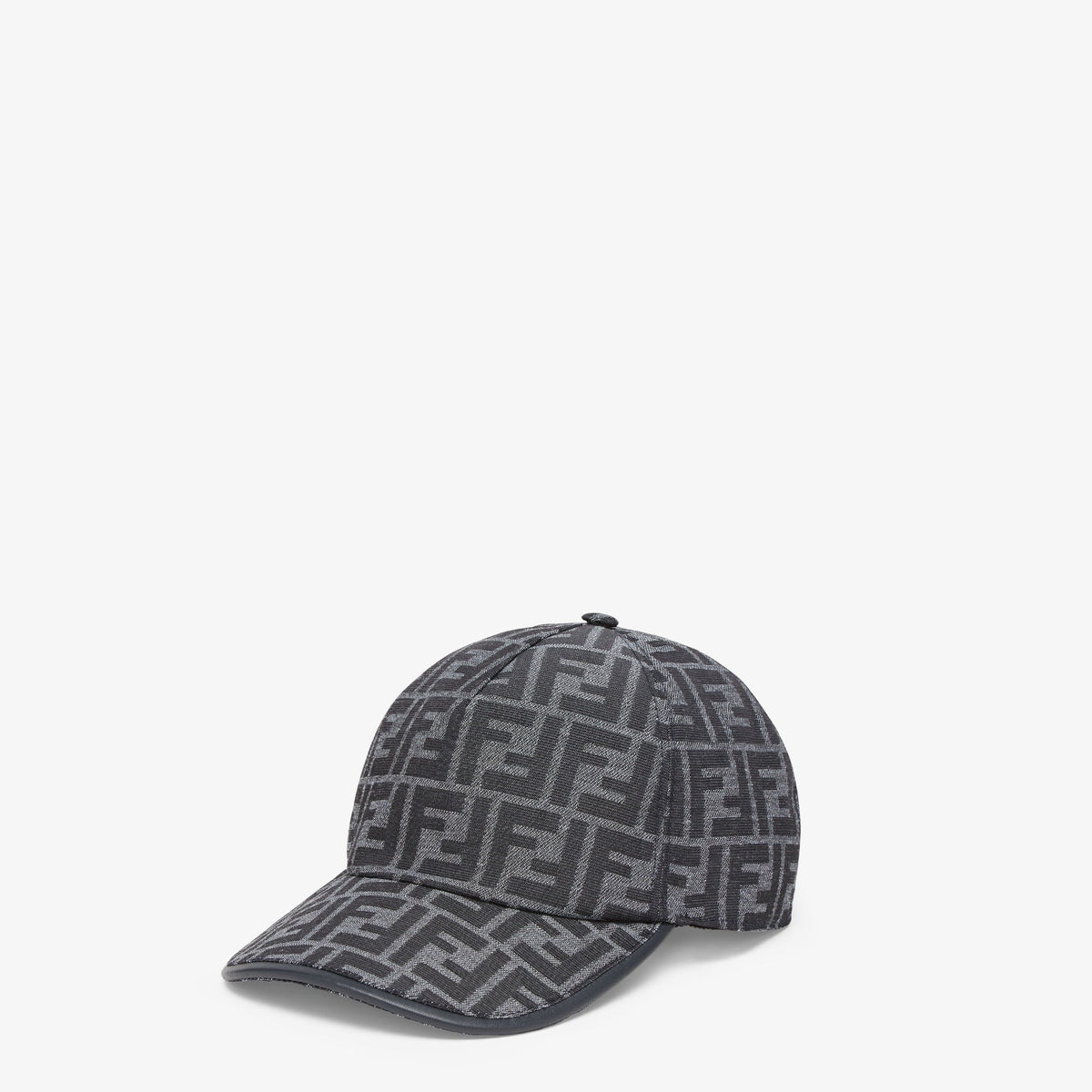 Casquette de baseball en tissu jacquard FF bleu — image 1