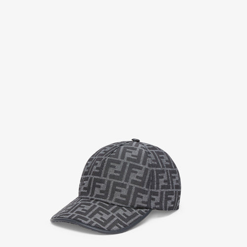 Casquette de baseball en tissu jacquard FF bleu — image 1