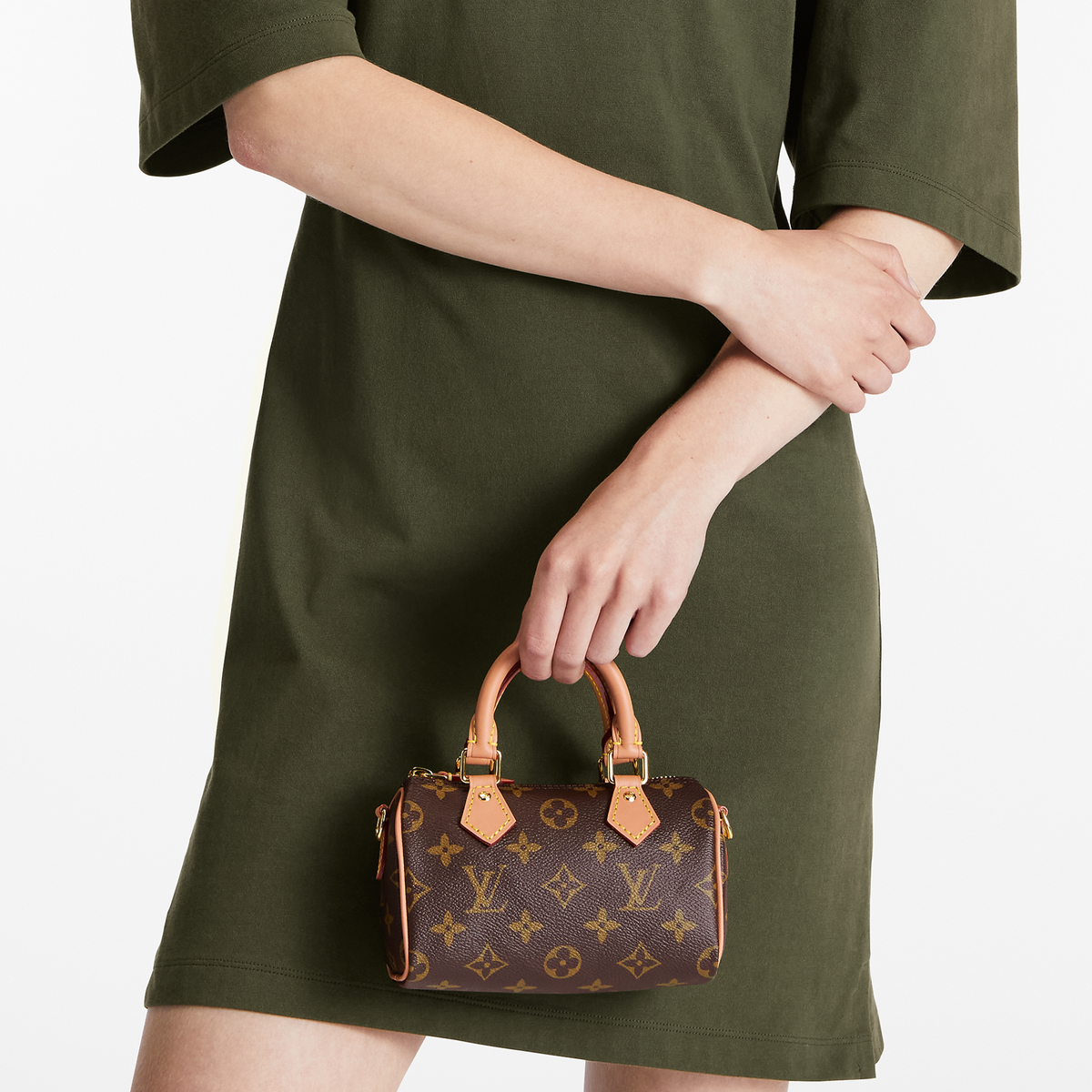 Sac Louis Vuitton Nano Speedy — vue 3