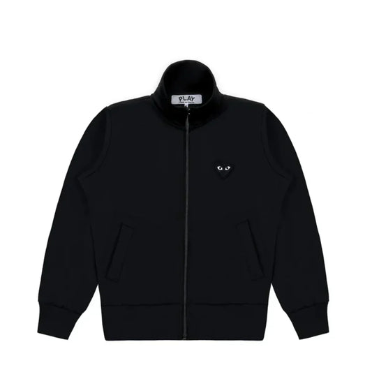 Comme des Garcons Play Big Black Heart Zip Up Sweatshirt Black — image 1