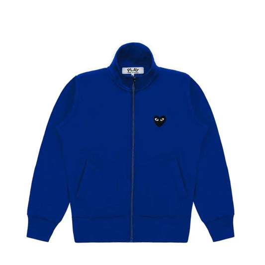 Comme des Garcons Play Big Black Heart Zip Up Sweatshirt Navy — image 1