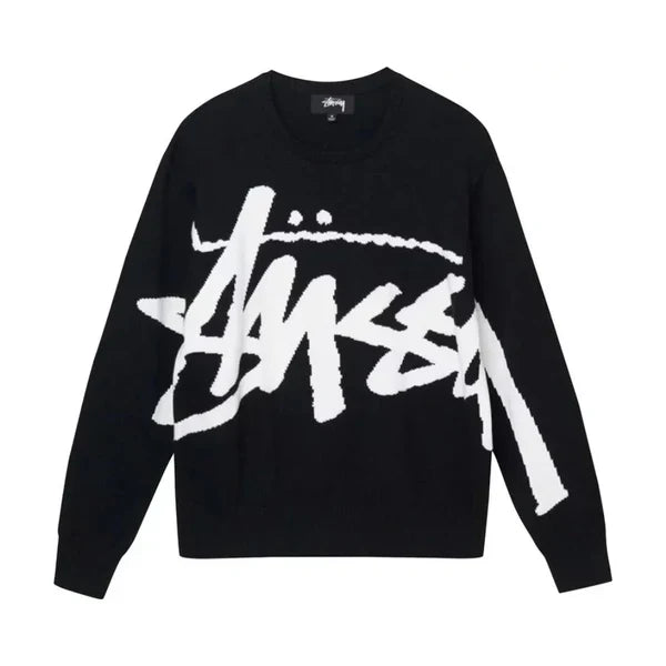 Stussy Stock Sweater Black — image 1