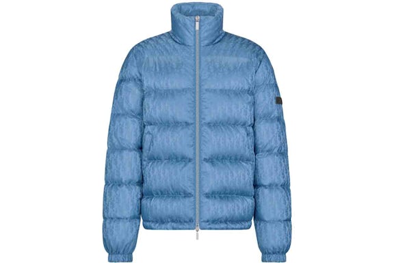 Doudoune Dior Oblique bleu électrique - Luxery Shop