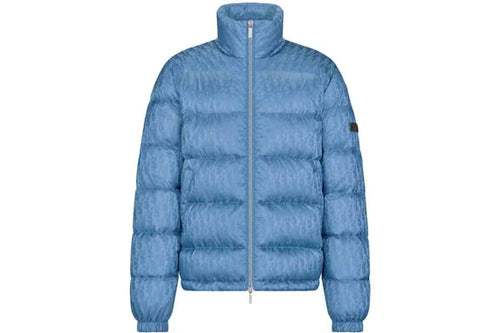 Doudoune Dior Oblique bleu électrique - Luxery Shop