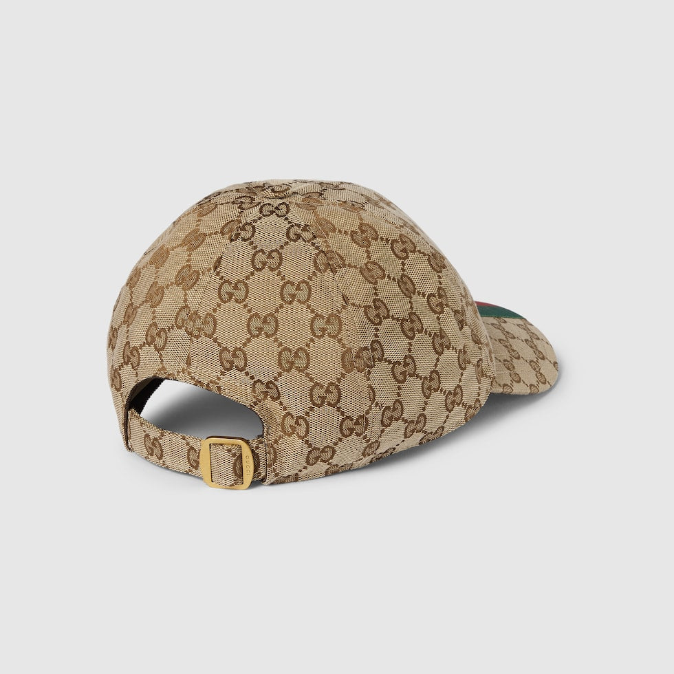 CASQUETTE DE BASE-BALL EN TOILE GG D'ORIGINE Beige — image 3