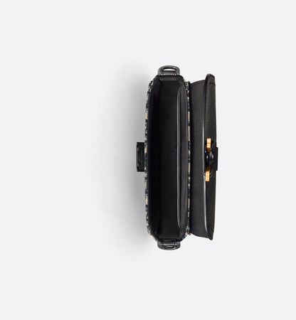 Mini sac Messenger à rabat Saddle Toile Dior — image 6