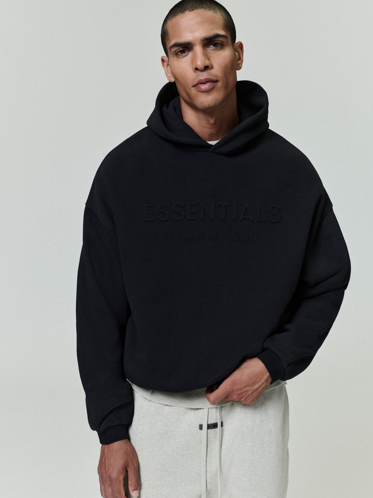 Embossed Classic Fleece Hoodie — image 2