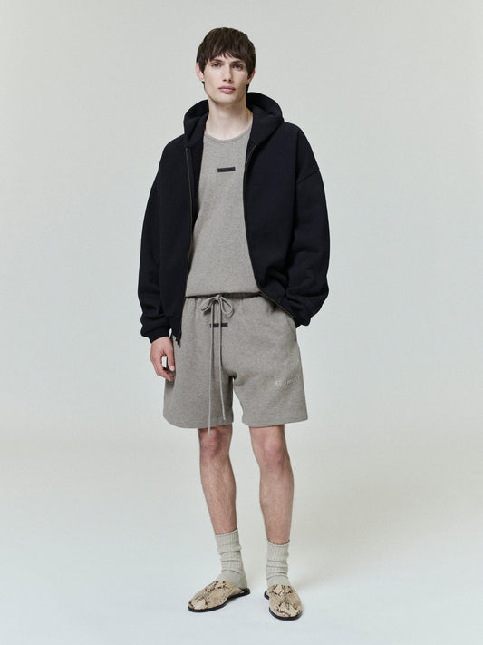 Embossed Classic Fleece Zip-Up Hoodie — image 1