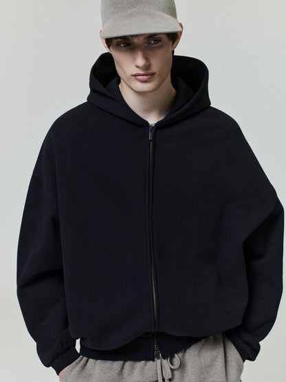 Embossed Classic Fleece Zip-Up Hoodie — image 3