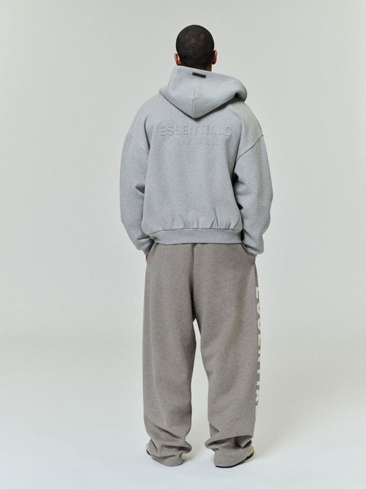 Embossed Classic Fleece Zip-Up Hoodie — image 1