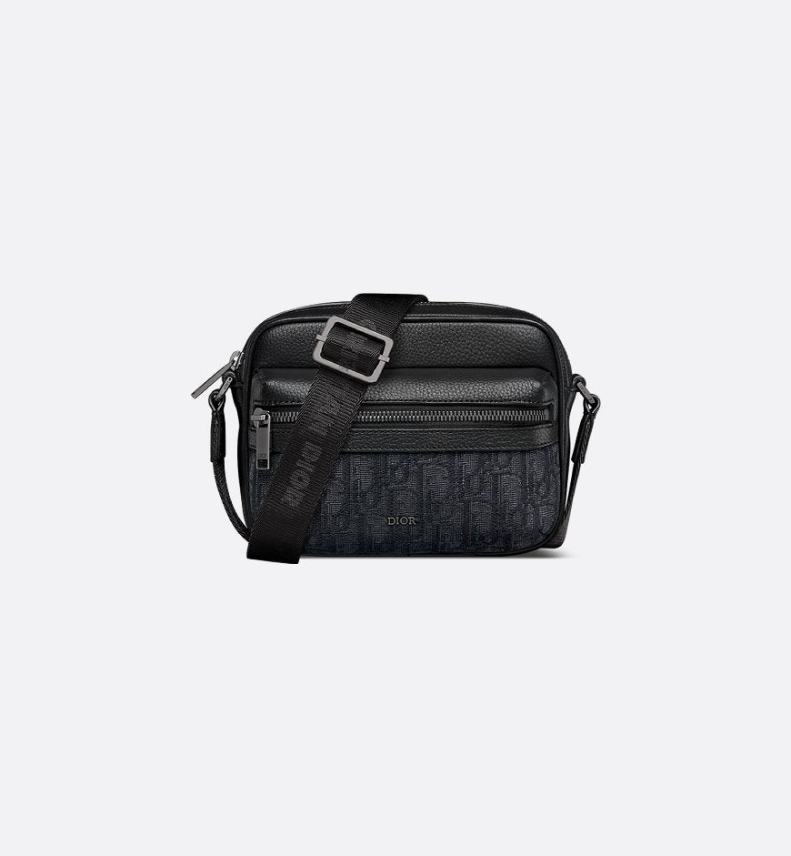 Mini sac Messenger zippé Rider 2.0 Noir Dior — image 1