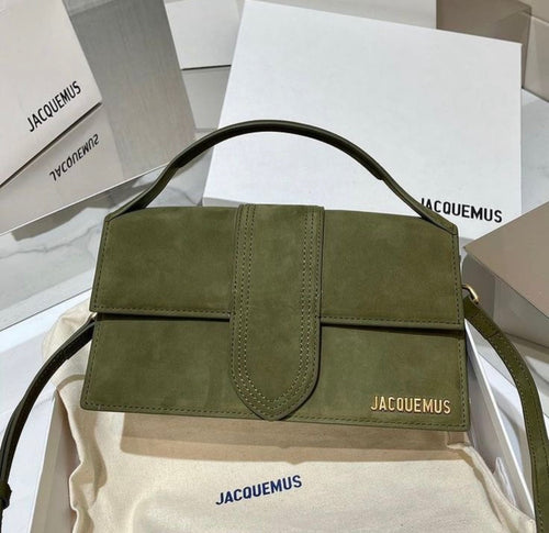 Sac Jacquemus Grand Bambino Vert — image 1