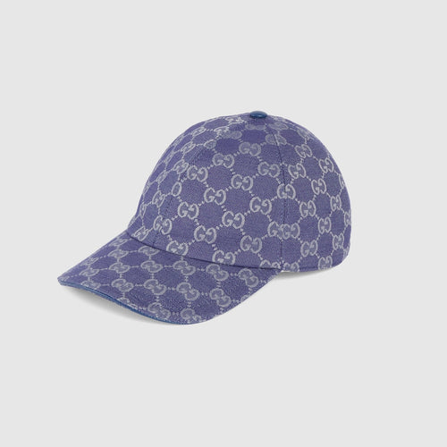 CASQUETTE EN TOILE GG Bleu gris — image 1