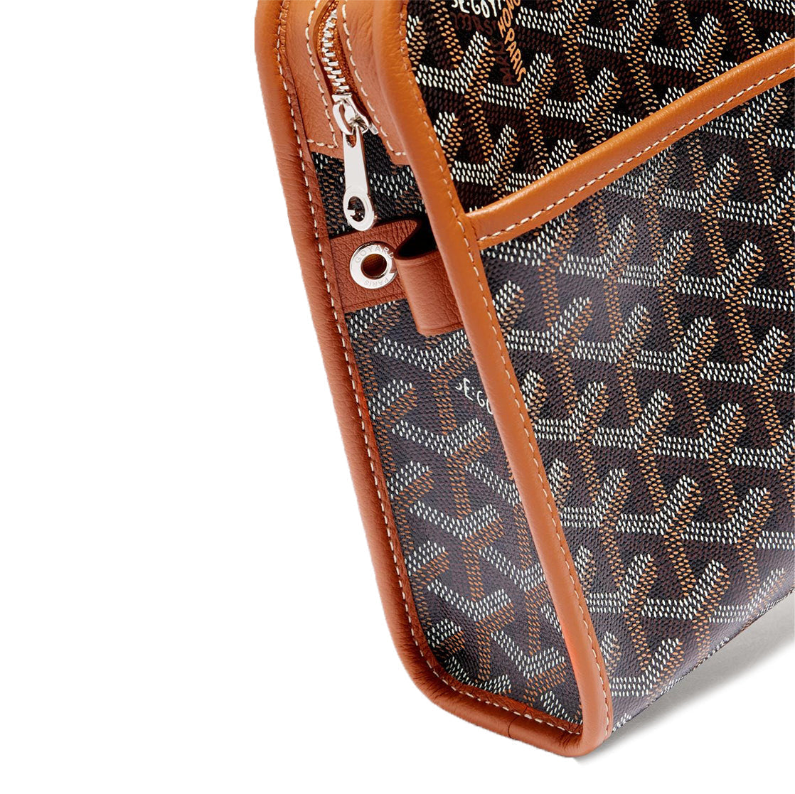Goyard Jouvence MM Black/Tan Washbag — image 3