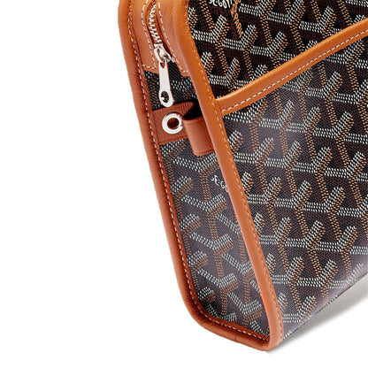 Goyard Jouvence MM Black/Tan Washbag — image 3