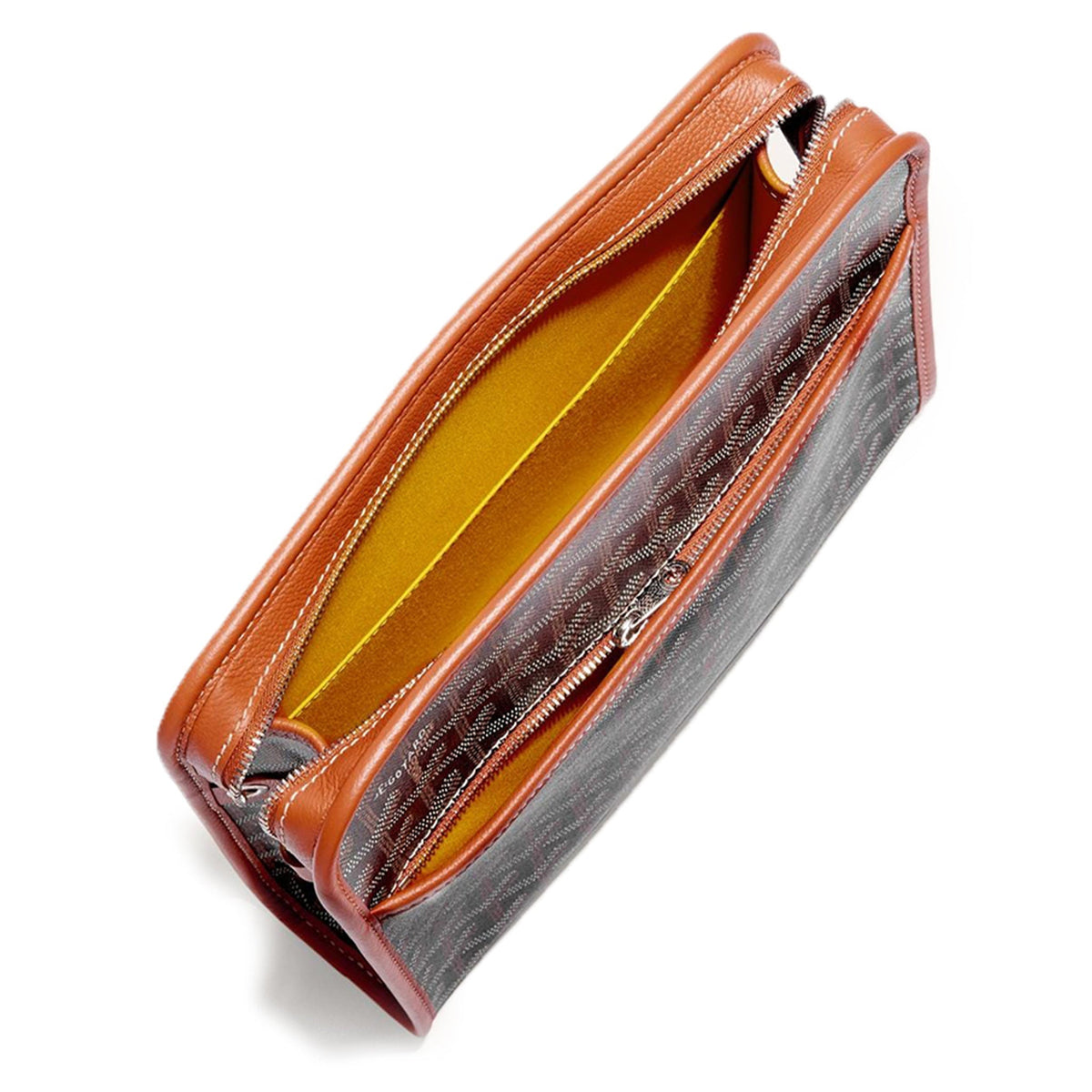 Goyard Jouvence MM Black/Tan Washbag — image 2